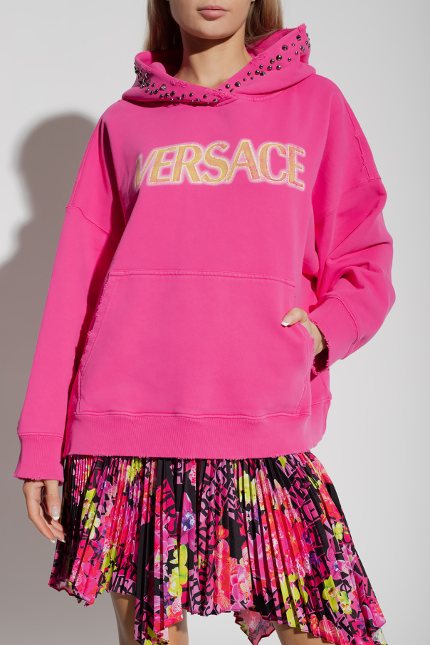 Versace pink sweatshirt sale